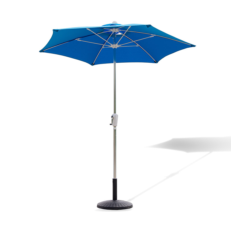 Gerade kompakte Terrassenschirme mit Hebegriff