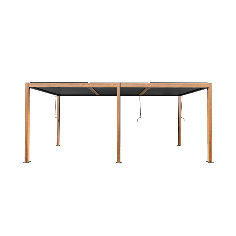 Verstellbare Lamellen – Pergola im schlichten modernen Stil