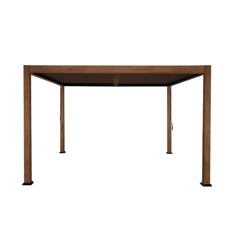 Verstellbare Lamellen – Pergola im schlichten modernen Stil