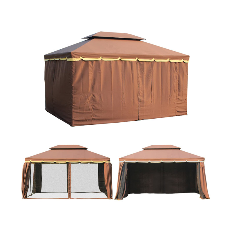 Pavillon mit pulverbeschichtetem Aluminiumrahmen für hohe Langlebigkeit