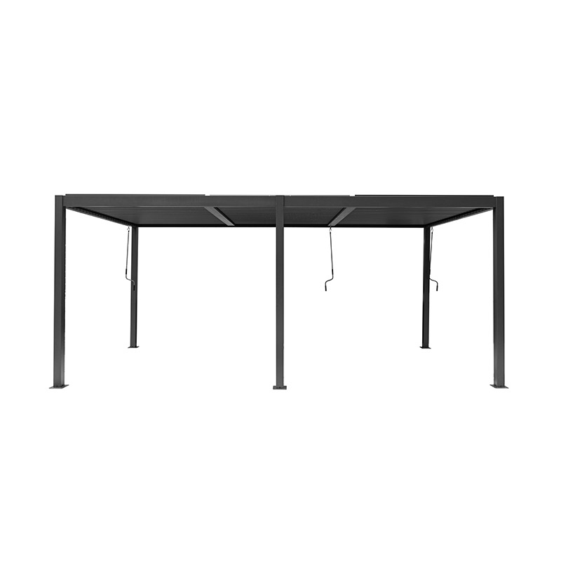 Verstellbare Lamellen – Pergola im schlichten modernen Stil