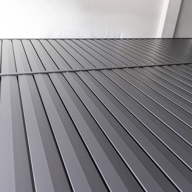 Kleine Jalousien Outdoor Garten Wasserdichte Lamellen-Pergola