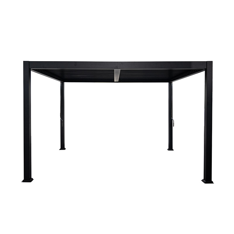 Verstellbare Lamellen – Pergola im schlichten modernen Stil