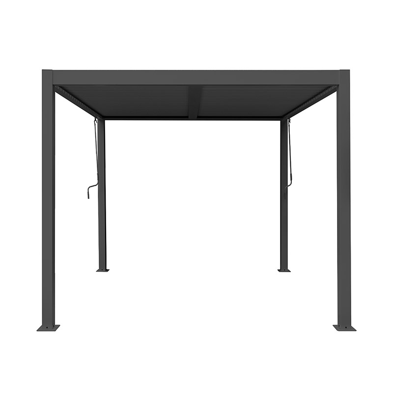 Verstellbare Lamellen – Pergola im schlichten modernen Stil