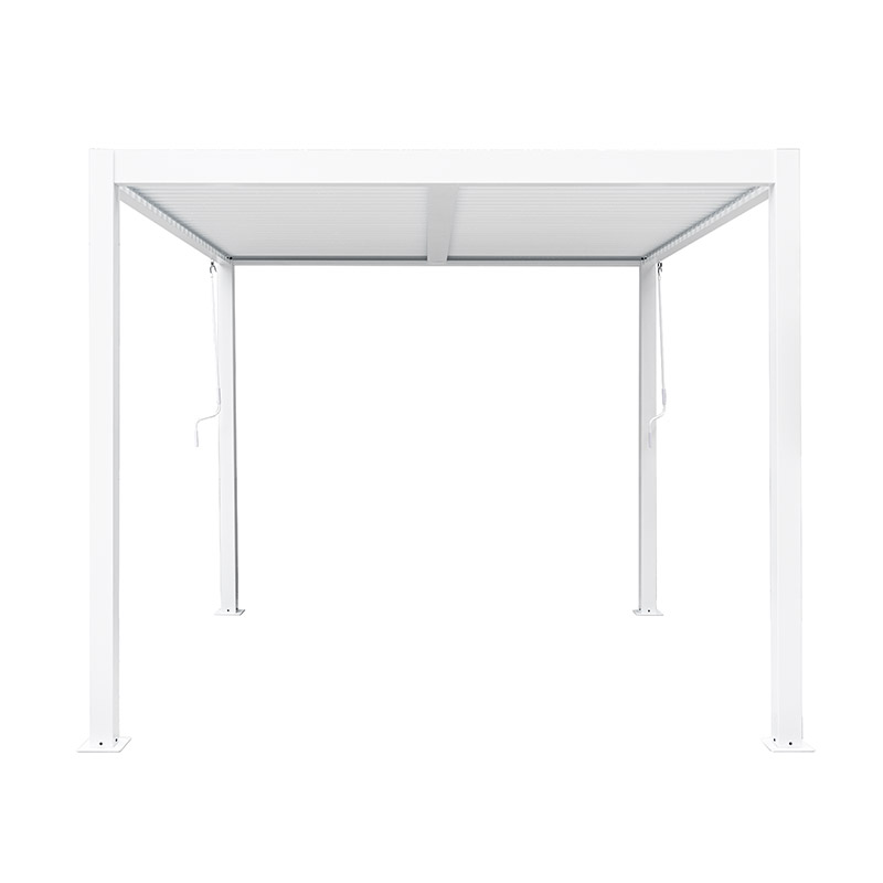 Verstellbare Lamellen – Pergola im schlichten modernen Stil