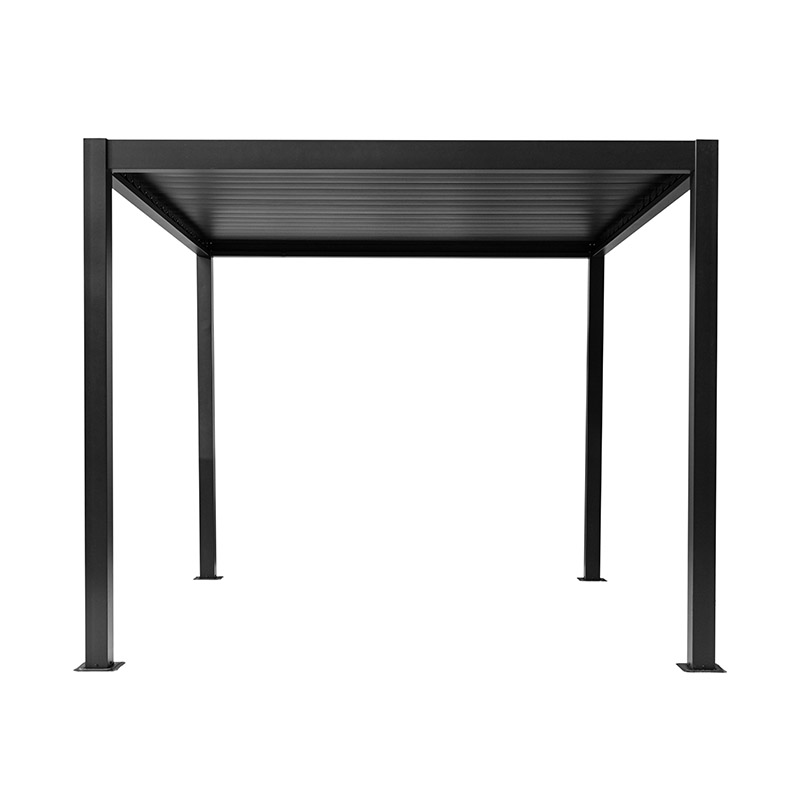 Große Jalousien-Sonnenschutz Aluminium-Lamellen-Pergola für den Außenbereich