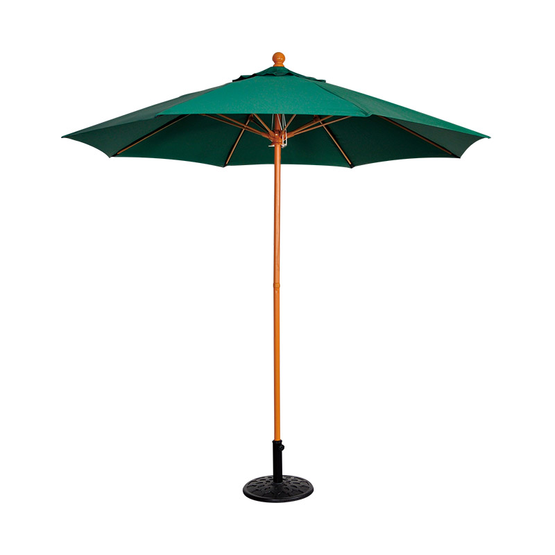 Langlebige einfache Terrassenschirme mit Kurbel