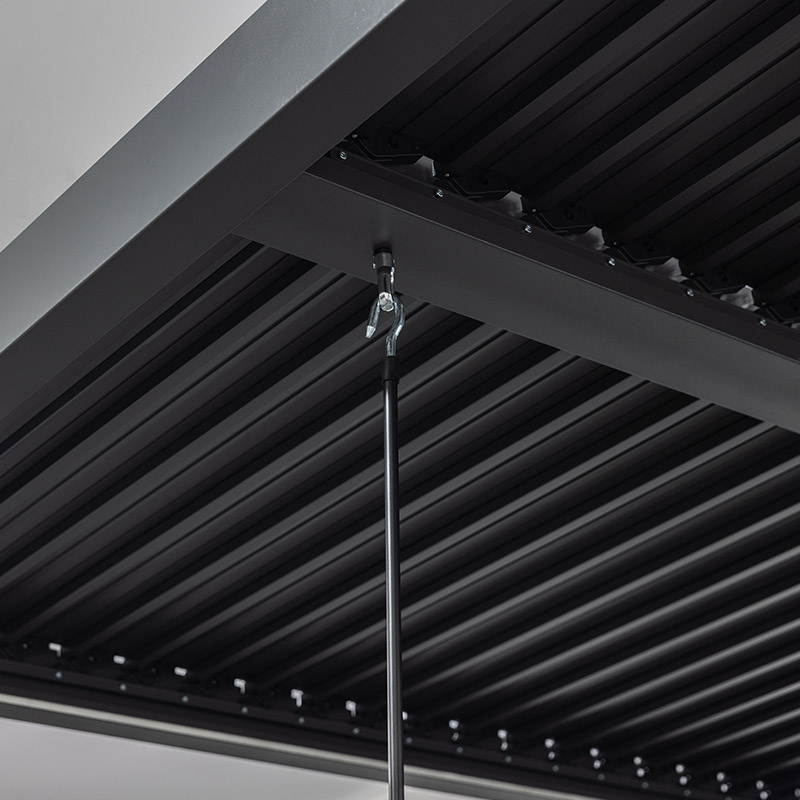 Kleine Jalousien Outdoor Garten Wasserdichte Lamellen-Pergola